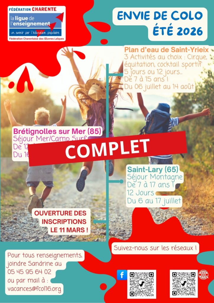 Affiche Colos Été 2026_Greg